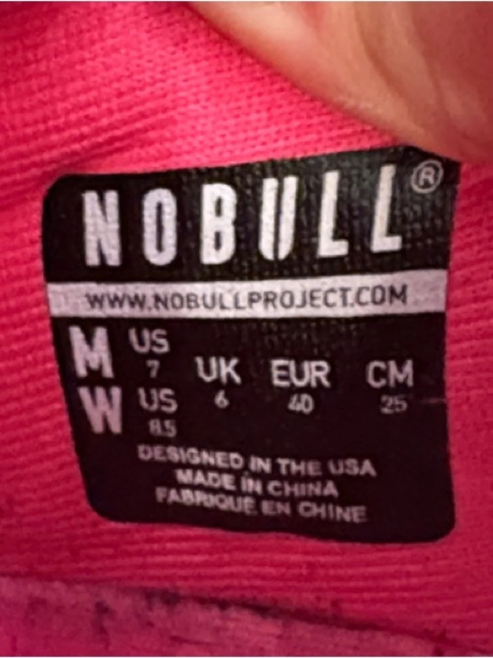 NOBULL Hot Pink Athletic Sneakers
